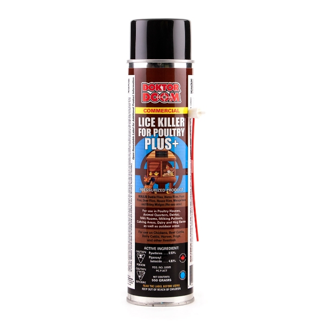 Picture of DOKTOR DOOM LICE KILLER for POULTRY PLUS+ SPRAY - 550g