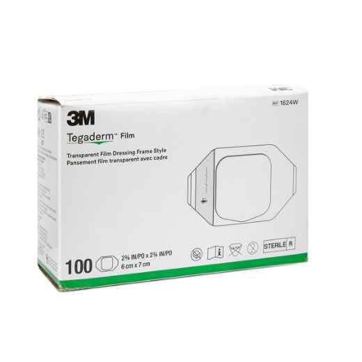 Picture of TEGADERM TRANSPARENT DRESSING 6cm x 7cm (1624W) - 100's