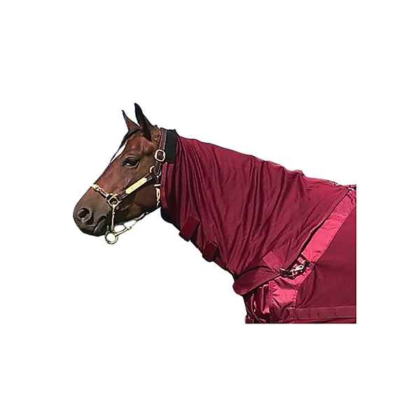 Picture of BACK ON TRACK MESH RUG DELUXE w/ HOOD WINE RED 81in