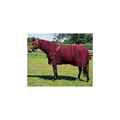 Picture of BACK ON TRACK EQUINE MESH RUG DELUXE with HOOD WINE RED - 81in