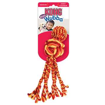 Picture of TOY DOG KONG WUBBA WEAVES with ROPE Assorted Colors - Small