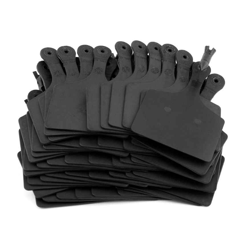 Picture of ALLFLEX  A-TAG FEEDLOT one piece BLACK BLANK - 50/bag