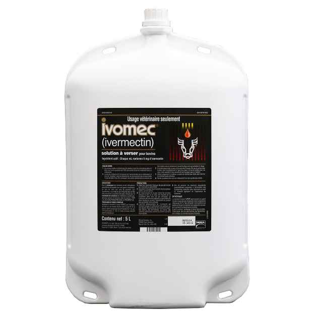Picture of IVOMEC POUR-ON FOR CATTLE - 5L (dg)(su4)