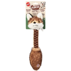 Picture of TOY DOG FURZZ BRAIDED PLUSH TOY Assorted - 13in