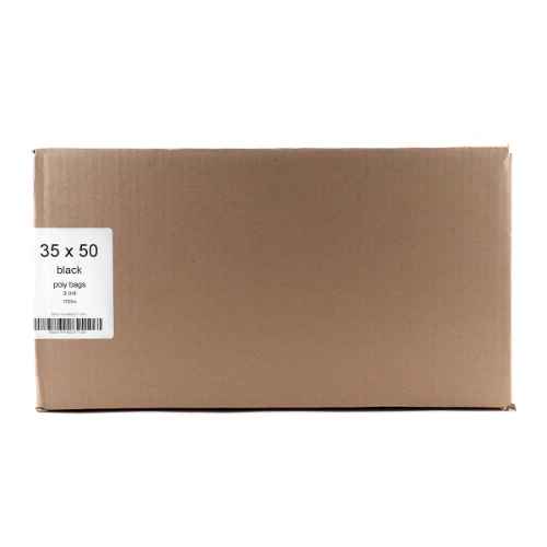 Picture of GARBAGE BAGS XSTRONG 3MIL 35in x 50in BLACK - 100s