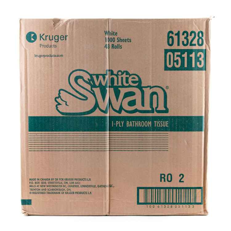 Picture of TOILET TISSUE WHITE SWAN 1 PLY (05113) - 48/case