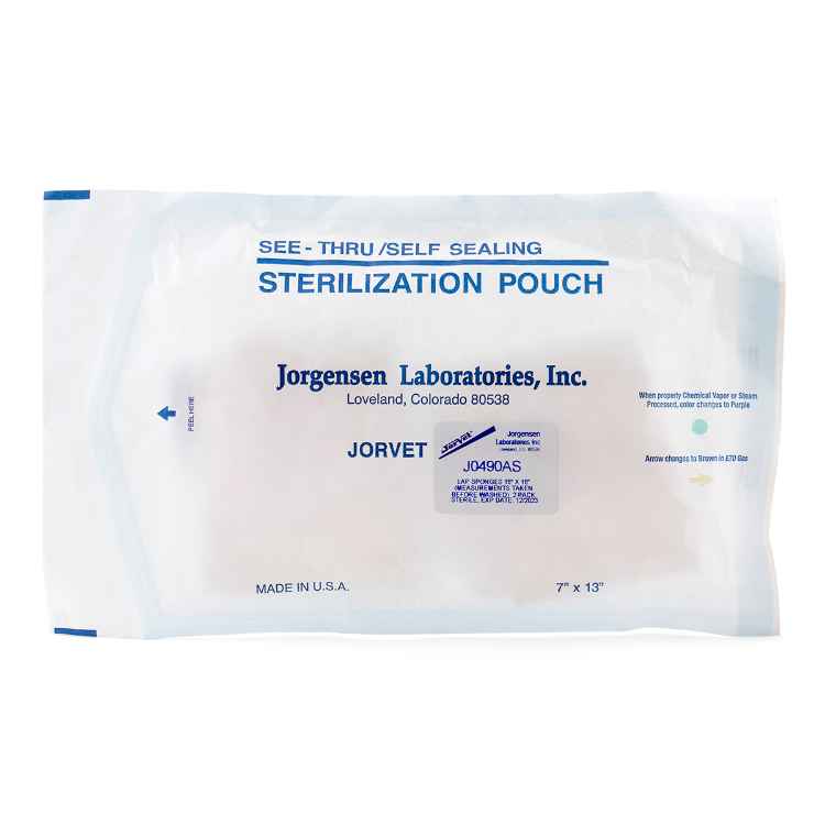 Picture of LAPAROTOMY SPONGE STERILE 18in x 18in (J0490AS)- 2/pkg