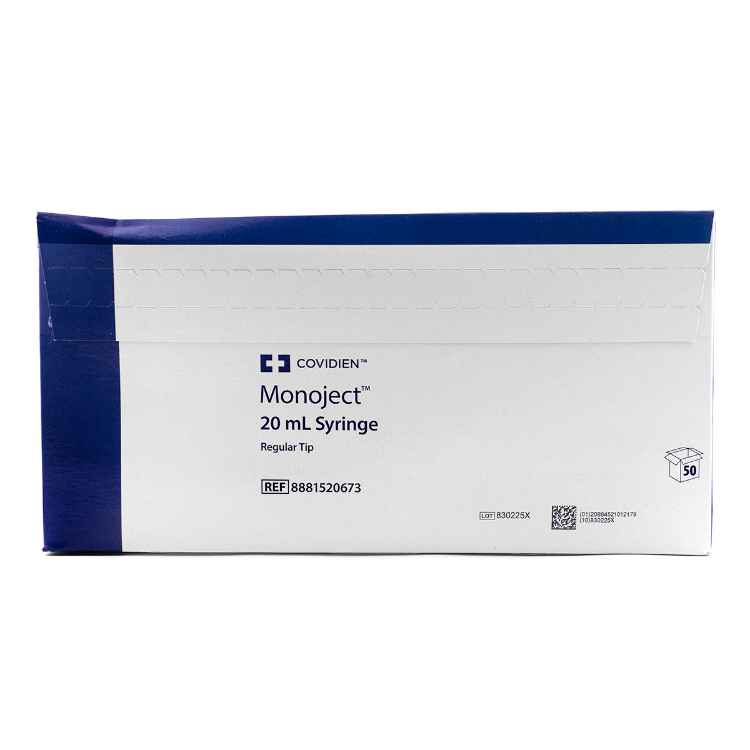 Picture of SYRINGE MONO 20cc REGULAR TIP - 50s (su12) 