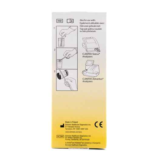 Picture of MULTISTIX 10 SG urinary test strip - 100`s