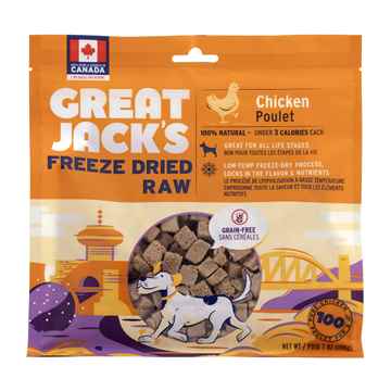 Picture of TREAT GREAT JACKS FREEZE DRIED RAW Chicken - 198g(d)