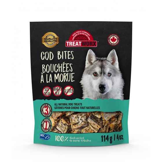 Picture of TREAT CANINE TREATWORX Cod Bites - 114g/4oz