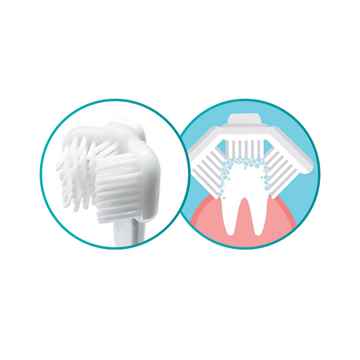 Picture of MIRA PET ULTRASOUND TOOTH BRUSH 3 sided Brush Head- 2/pk