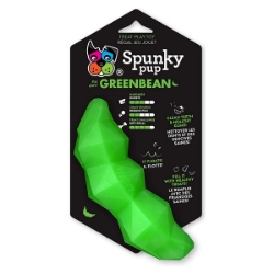 Picture of SPUNKY PUP Dishwasher-Safe Treat Holding Dog Play Toy - Green Bean