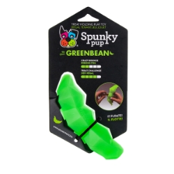 Picture of SPUNKY PUP Dishwasher-Safe Treat Holding Dog Play Toy - Green Bean