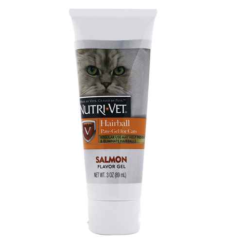 Picture of NUTRI-VET HAIRBALL PAW GEL Salmon Flavor - 3oz / 89ml