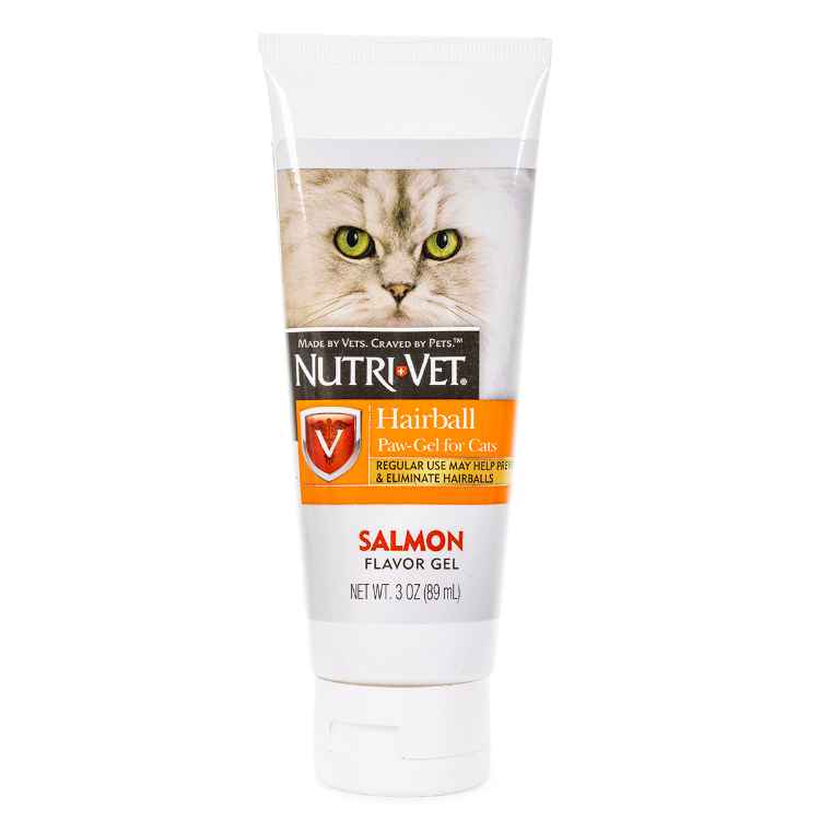 Picture of NUTRI-VET HAIRBALL PAW GEL Salmon Flavor - 3oz / 89ml