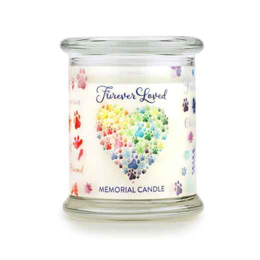 Picture of CANDLE PET HOUSE  One Fur All Furever Loved Memorial  - 8.5oz