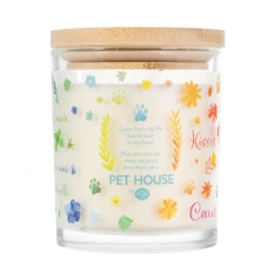 Picture of CANDLE PET HOUSE  One Fur All Furever Loved Memorial  - 8.5oz