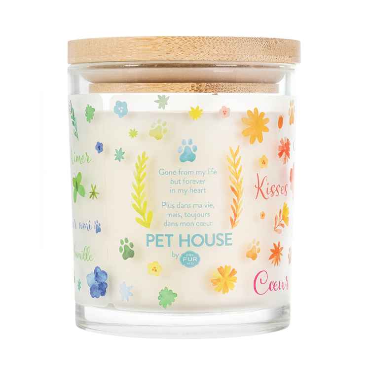 Picture of CANDLE PET HOUSE  One Fur All Furever Loved Memorial  - 8.5oz