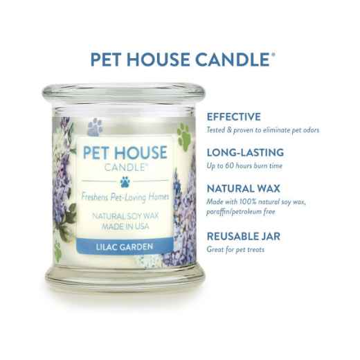 Picture of CANDLE PET HOUSE  One Fur All Lilac Garden  - 8.5oz