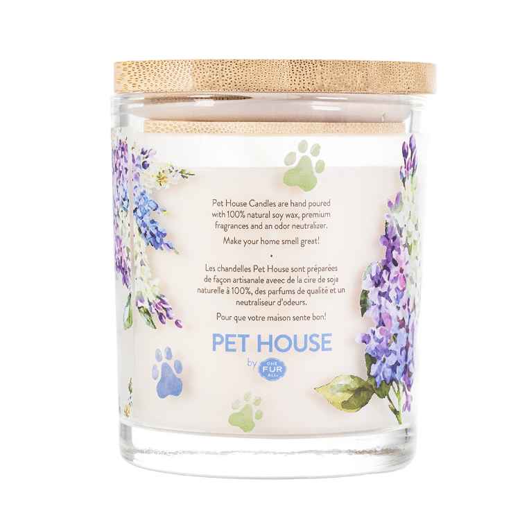 Picture of CANDLE PET HOUSE  One Fur All Lilac Garden  - 8.5oz