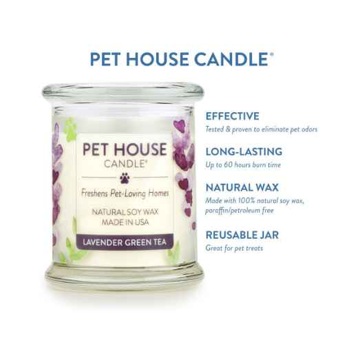 Picture of CANDLE PET HOUSE  One Fur All Lavender Green Tea  - 8.5oz