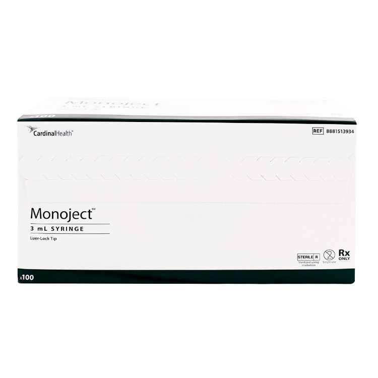 Picture of SYRINGE MONO 3cc LUER LOCK TIP - 100s 