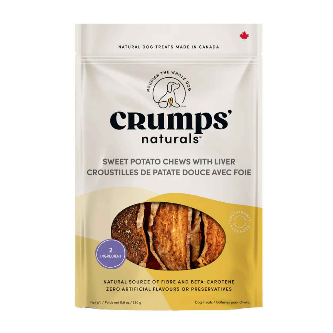 Picture of CRUMPS NATURALS SWEET POTATO & LIVER CHEWS - 11.6oz/330g