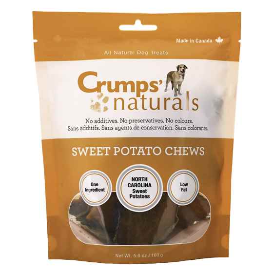 Picture of CRUMPS NATURALS SWEET POTATO CHEWS - 5.6oz/160g