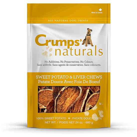 Picture of CRUMPS NATURALS SWEET POTATO & LIVER CHEWS - 21.6oz / 612g