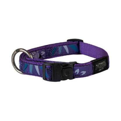 Picture of COLLAR ROGZ FANCY DRESS ARMED RESPONSE Purple Forest - 1inx17-29in