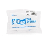 Picture of ALLFLEX BUTTON GLOBAL SMALL MALE WHITE - 25's