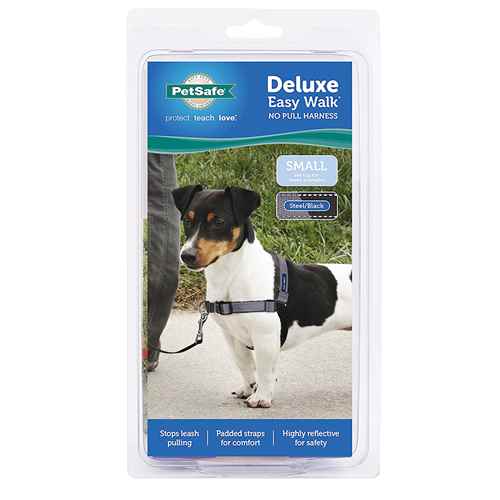 Picture of EASY WALK DELUXE NO PULL HARNESS Small - Steel Grey