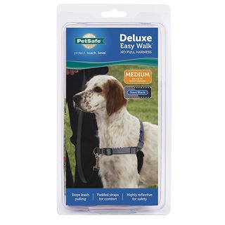 Picture of HARNESS CANINE EASY WALK DELUXE NO PULL Steel Grey - Medium