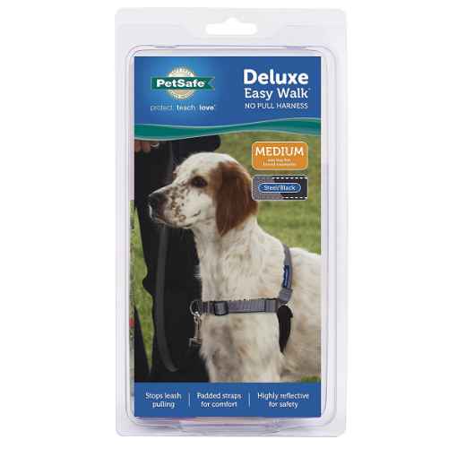 Picture of EASY WALK DELUXE NO PULL HARNESS Medium - Steel Grey