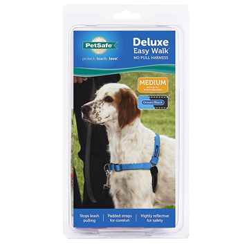 Picture of EASY WALK DELUXE NO PULL HARNESS Medium - Ocean Blue