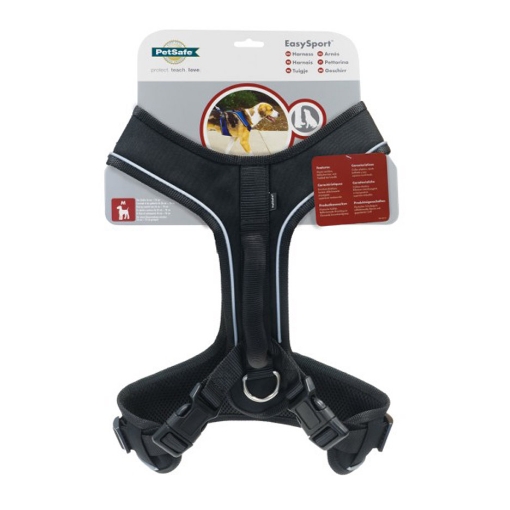 Picture of HARNESS CANINE EASYSPORT Petsafe Black - Medium