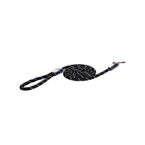 Picture of LEAD ROGZ ROPE LONG FIXED Black - 1/2in x 6ft