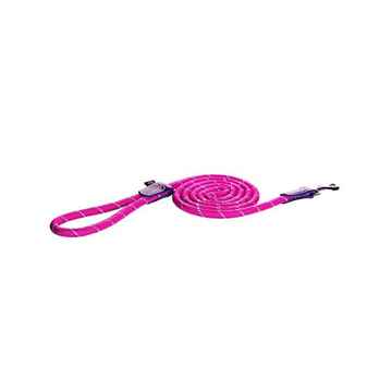 Picture of LEAD ROGZ ROPE LONG FIXED Pink - 3/8in x 71in