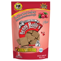 Picture of BENNY BULLY’S PLUS Freeze Dried Raw Beef Liver & Cranberry Dog Treats - 2.1oz/58g