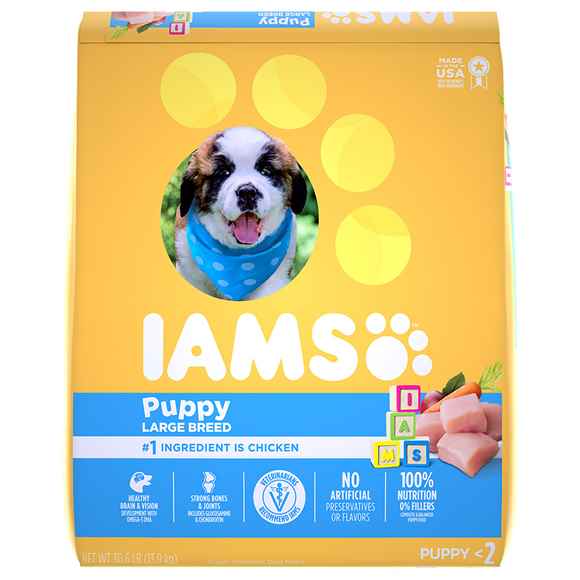 Picture of CANINE IAMS PROACTIVE HEALTH PUPPY LARGE BREED - 30.6lbs/13.9kg