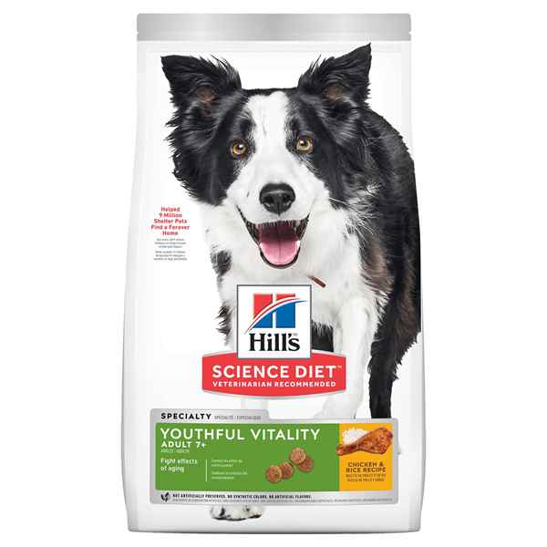 Picture of CANINE SCI DIET ADULT 7+ SENIOR VITALITY  CHICKEN - 21.5lb / 9.75kg