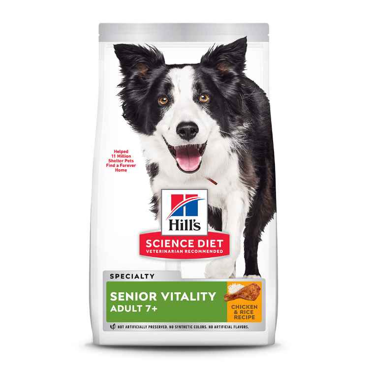 Picture of CANINE SCIENCE DIET ADULT 7+ SENIOR VITALITY CHICKEN - 21.5lb / 9.75kg