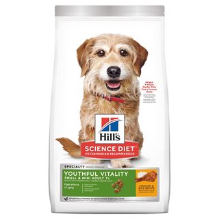 Picture of CANINE SCIENCE DIET ADULT 7+ SENIOR VITALITY SMALL BREED CHICKEN - 3.5lb / 1.58kg