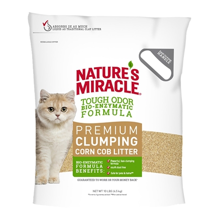 Picture of CAT LITTER NATURES MIRACLE Corn Base litter - 10lbs