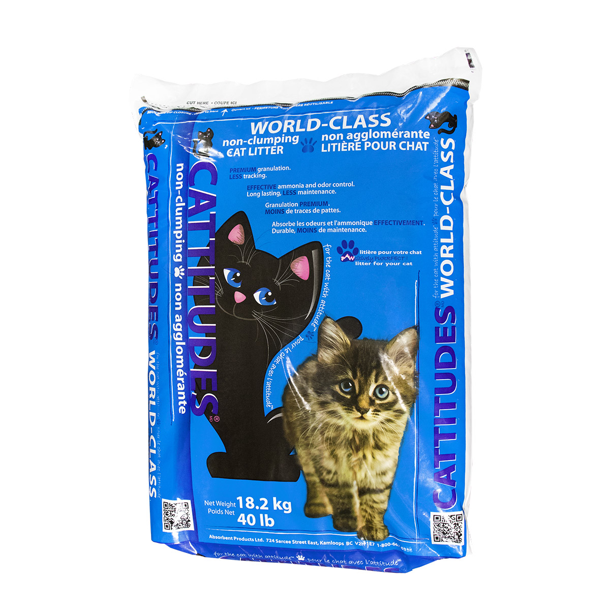 Animal Care Centre. CAT LITTER CATTITUDES CLAY NON CLUMPING 18kg