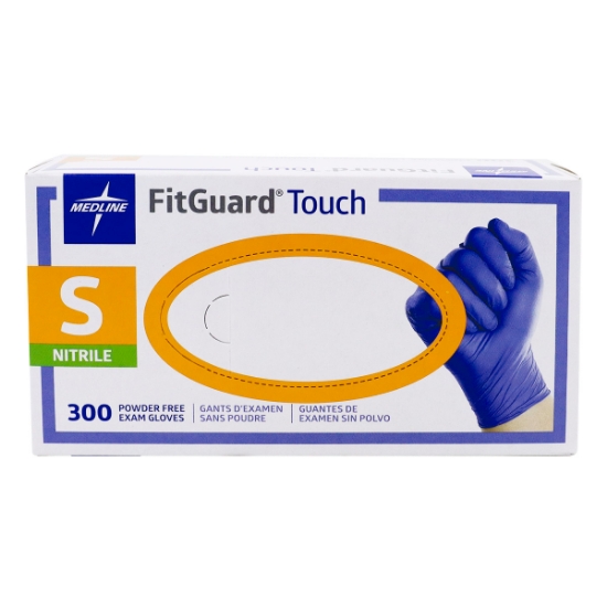 Picture of GLOVES EXAM FITGUARD NITRILE PF SMALL 300s x 10/case