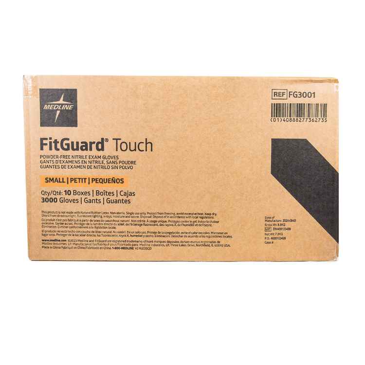 Picture of GLOVES EXAM FITGUARD NITRILE PF SMALL 300s x 10/case
