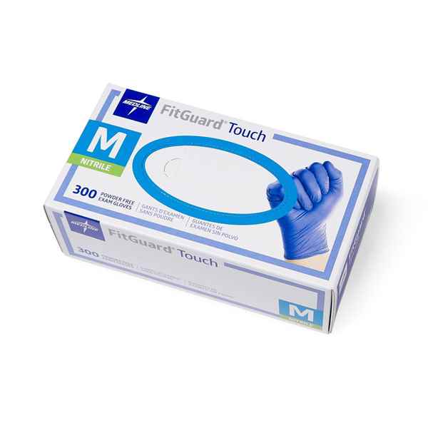 Picture of GLOVES EXAM FITGUARD NITRILE PF MEDIUM 300s x 10/case