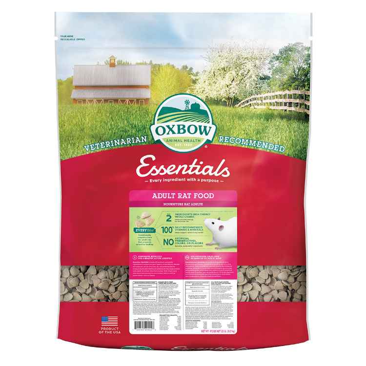 Picture of OXBOW ESSENTIALS ADULT RAT FOOD - 20lb/9.07kg